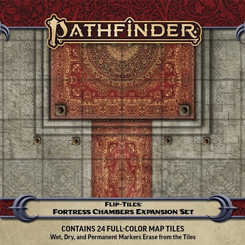 PAI4094 Pathfinder RPG Flip-Tiles: Fortress Chambers Expansion published by Paizo Publishing