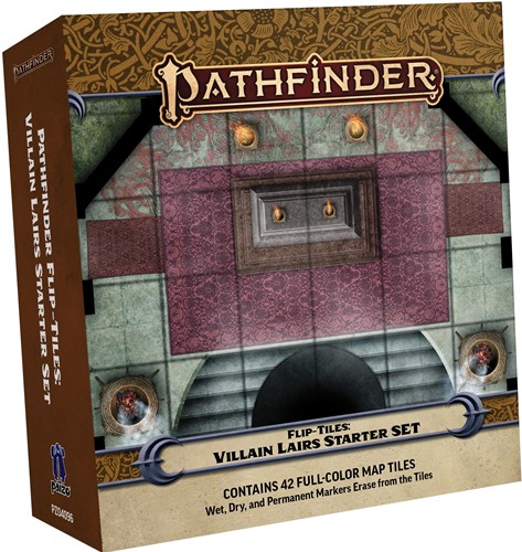 PAI4096 Pathfinder RPG Flip-Tiles: Villain Lairs Set published by Paizo Publishing
