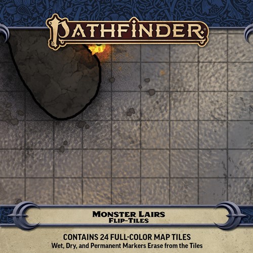 PAI4097 Pathfinder RPG Flip-Tiles: Monster Lairs published by Paizo Publishing