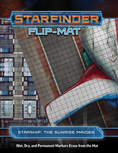 PAI7307 Starfinder RPG: Flip-Mat Starship - The Sunrise Maiden published by Paizo Publishing
