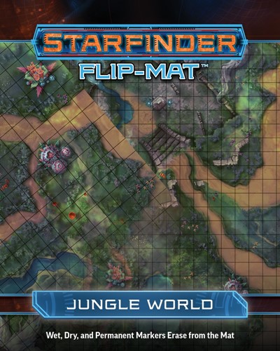 PAI7311 Starfinder RPG: Flip-Mat Jungle World published by Paizo Publishing