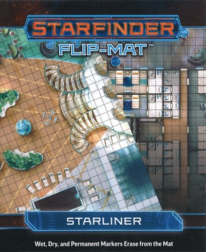 PAI7315 Starfinder RPG: Flip-Mat Starliner published by Paizo Publishing