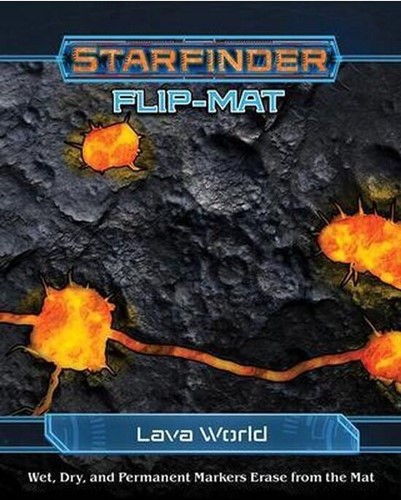 PAI7328 Starfinder RPG: Flip-Mat Lava World published by Paizo Publishing