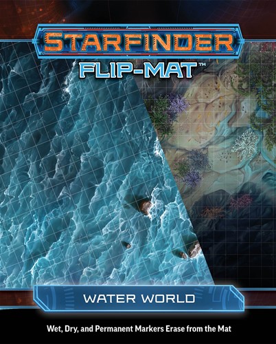 PAI7330 Starfinder RPG: Flip-Mat Water World published by Paizo Publishing