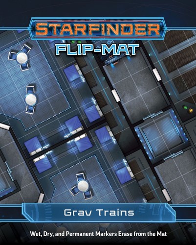 PAI7338 Starfinder RPG: Flip-Mat Grav Trains published by Paizo Publishing