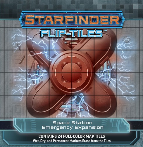 PAI7502 Starfinder RPG Flip-Tiles: Space Station Emergency Expansion published by Paizo Publishing