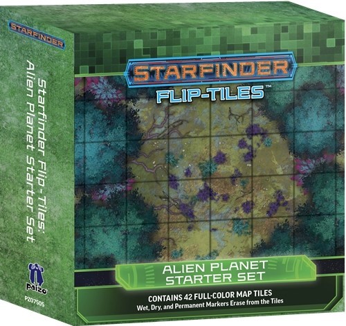 PAI7505 Starfinder RPG Flip-Tiles: Alien Planet Starter Set published by Paizo Publishing