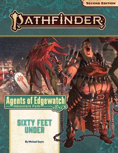 PAI90158 Pathfinder 2 #158 Agents Of Edgewatch Chapter 2: Sixty Feet Under published by Paizo Publishing