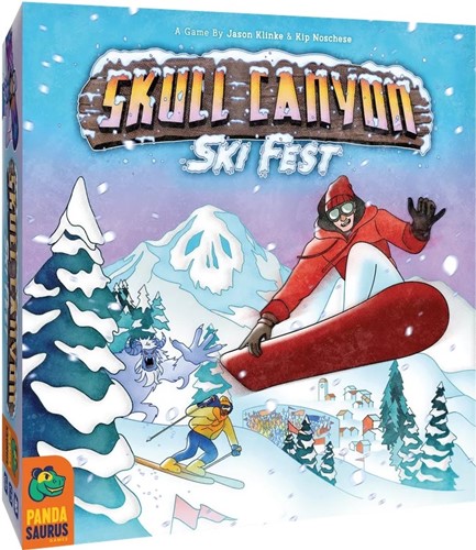 2!PAN202120 Skull Canyon Board Game: Ski Fest published by Pandasaurus Games