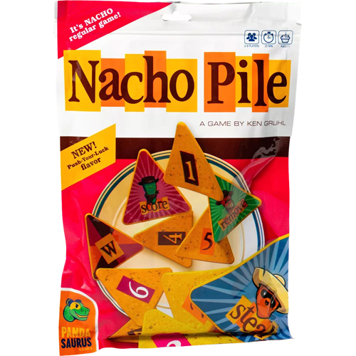 2!PANNACHOCORE Nacho Pile Board Game published by Pandasaurus Games