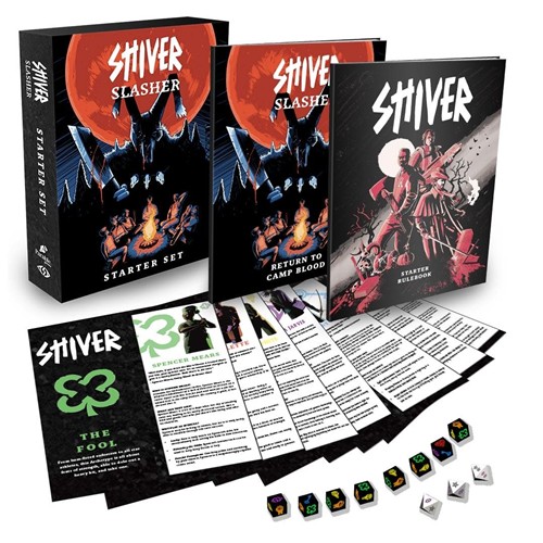 2!PARSHI017EN Shiver RPG: Slasher Starter Box Set published by Parable Games