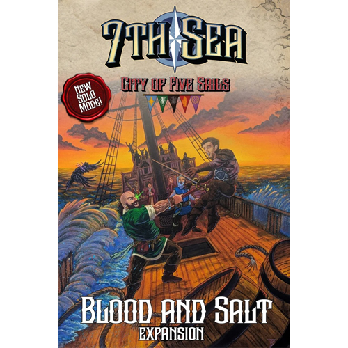 2!PBE03022 7th Sea: City Of Five Sails Card Game: Blood And Salt Expansion published by Pine Box Entertainment