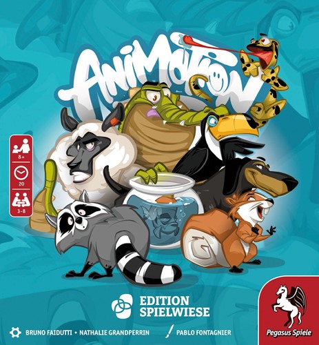 2!PEG18343G Animotion Board Game published by Pegasus Spiele