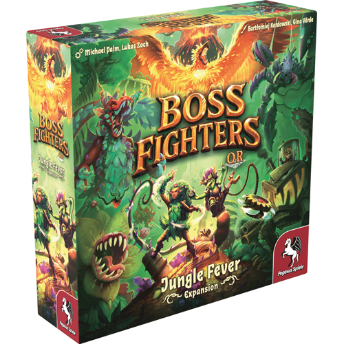 2!PEG51272E Boss Fighters QR Card Game: Jungle Fever Expansion published by Pegasus Spiele