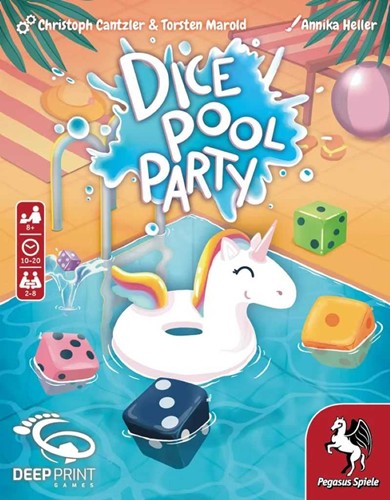 3!PEG57826E Dice Pool Party Board Game published by Deep Print Games