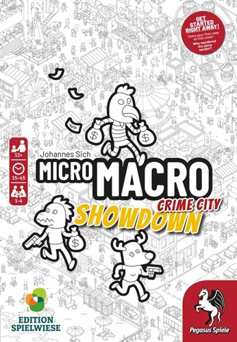 PEG59064E MicroMacro Crime City Card Game 4: Showdown published by Pegasus Spiele