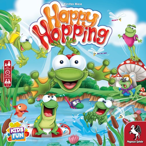 2!PEG65503G Happy Hopping Board Game published by Pegasus Spiele