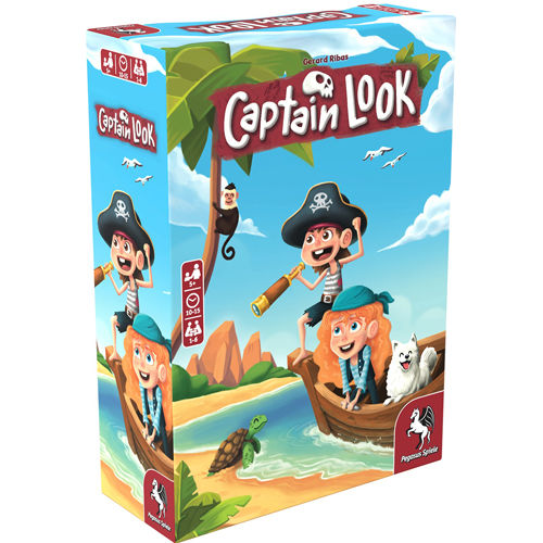 2!PEG66121E Capitain Look Board Game published by Pegasus Spiele