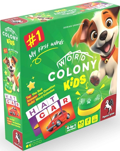 3!PEG800301 Word Colony Card Game: Kids - My First Words published by Pegasus Spiele
