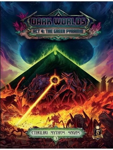 PETCMRPG34 Dungeons And Dragons RPG: Cthulhu Mythos Saga 3: Dark Worlds Act 4: The Green Pyramid published by Petersen Entertainment