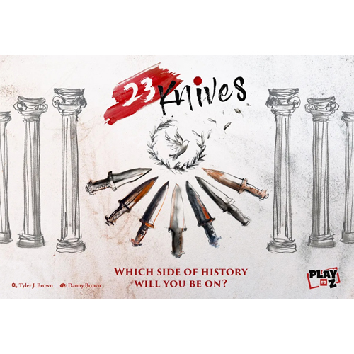 2!PTZ3403 23 Knives Card Game published by Play to Z