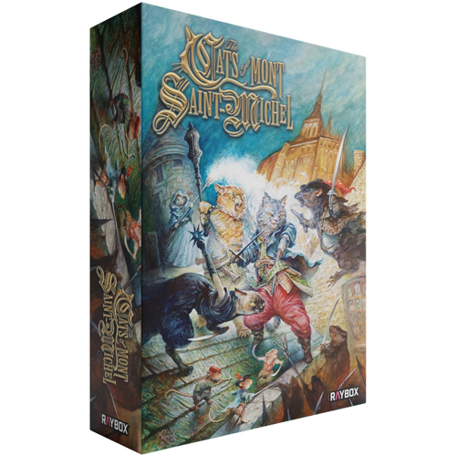 PUCOMSM101 The Cats Of Mont Saint Michel Board Game: Box Set published by Raybox Games