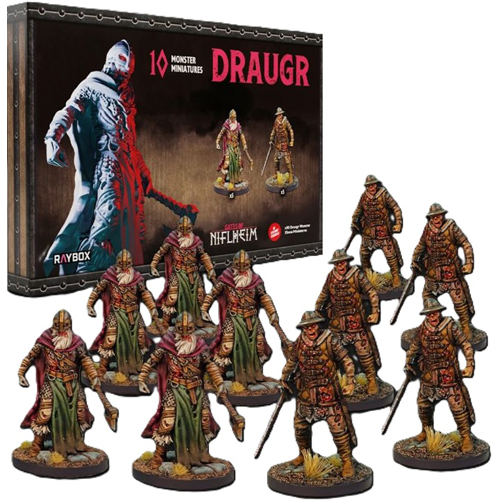 1!PUGON151M Gates Of Niflheim Board Game: Draugr Miniatures Set published by Raybox Games