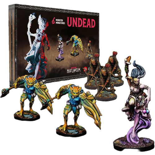 1!PUGON152M Gates Of Niflheim Board Game: Undead Miniatures Set published by Raybox Games