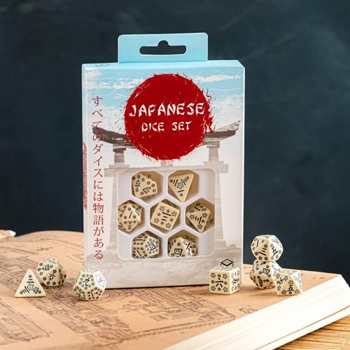 QWSSKAN18 Q-Workshop Japanese Dice Set: Last Words Stone published by Q-Workshop