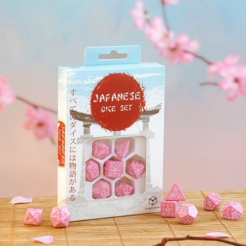 QWSSKAN4R Q-Workshop Japanese Dice Set: Sweet Spring Memory published by Q-Workshop