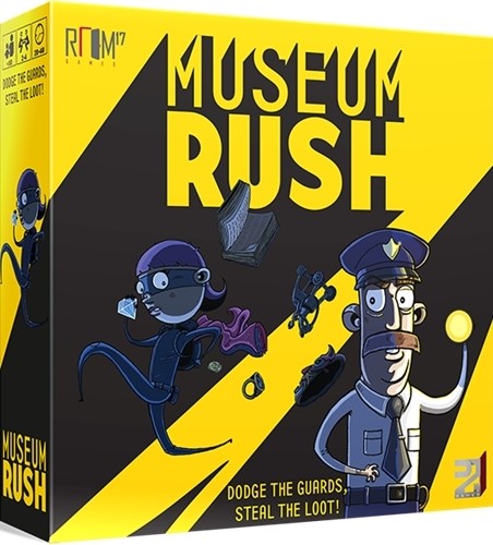 2!R17D2W001 Museum Rush Board Game published by Room 17 Games