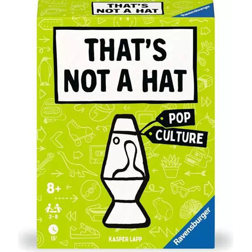 1!RAV22589 That's Not A Hat Card Game: 2 Pop Culture published by Ravensburger