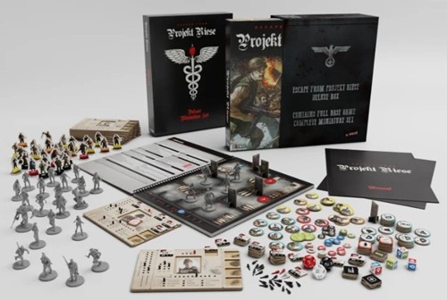 2!RBXEFPR203 Escape From Projekt Riese Board Game: Deluxe Set published by Raybox Games