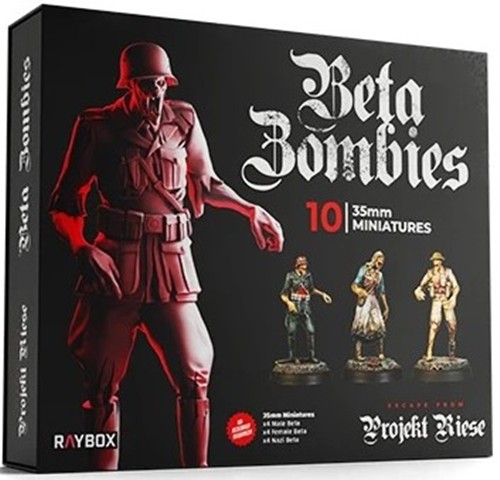 2!RBXEFPR251M Escape From Projekt Riese Board Game: Beta Zombies Miniatures Set published by Raybox Games