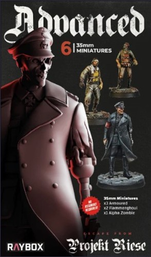 2!RBXEFPR252M Escape From Projekt Riese Board Game: Advanced Zombies Miniatures Set published by Raybox Games