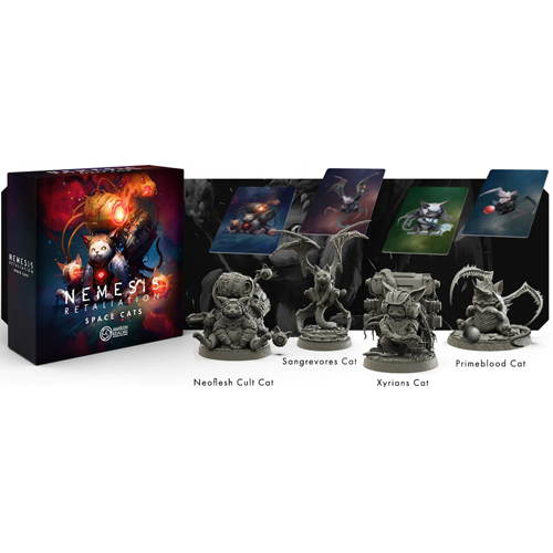 2!REBNRCA3K Nemesis Retaliation Board Game: Cats published by Rebel