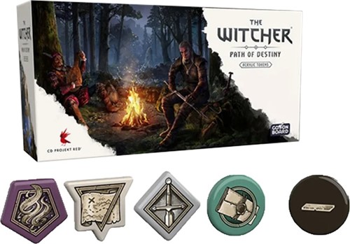 2!REBPOD3ATCML The Witcher Board Game: Path Of Destiny Acrylic Tokens published by Go On Board