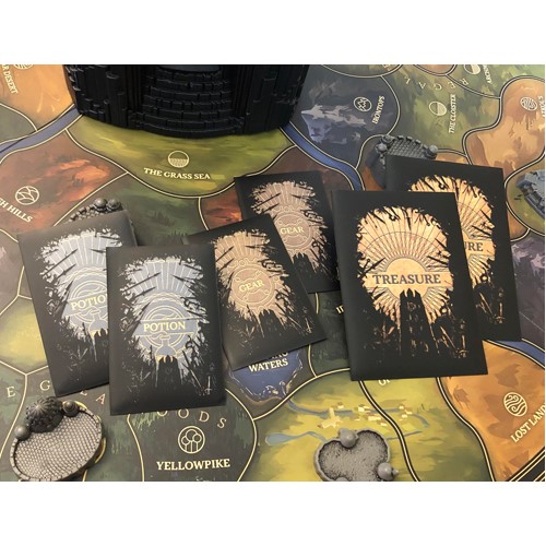 2!REO9206 Return To Dark Tower Board Game: Card Sleeves published by Restoration Games