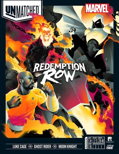 REO9308 Unmatched Board Game: Marvel Redemption Row published by Restoration Games