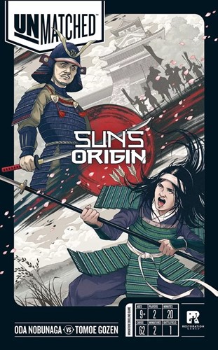 REO9312 Unmatched Board Game: Sun's Origin published by Restoration Games