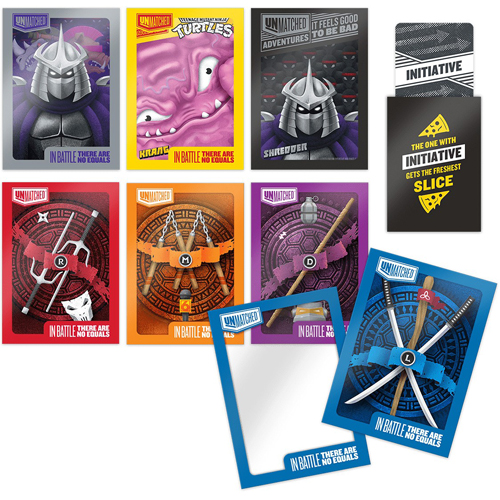 REOUNMATCHTNTSLV Unmatched Board Game: Teenage Mutant Ninja Turtles Sleeve Pack published by Iello