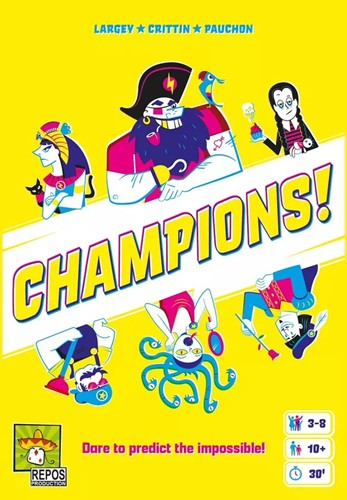 REPCHA01EN Champions Card Game published by Repos Production