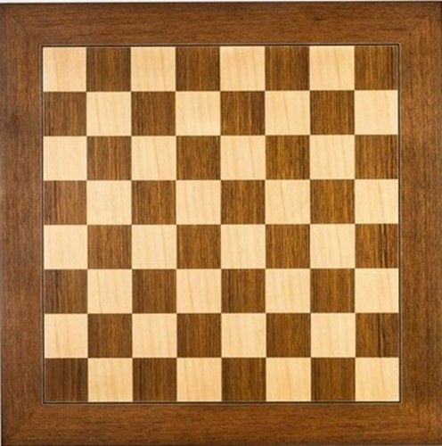 RFTEAK55 Teak and Maple 55cm Chess Board published by Rechapardos Ferrer