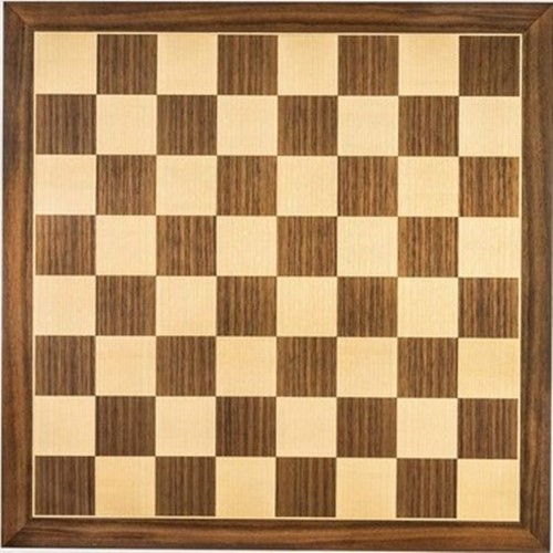 RFWALNUT50 Walnut and Maple 50cm Chess Board published by Rechapardos Ferrer