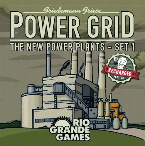 2!RGG604 Power Grid Board Game: The New Power Plant Cards - Set 1 published by Rio Grande Games