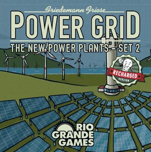 2!RGG607 Power Grid Board Game: The New Power Plant Cards - Set 2 published by Rio Grande Games