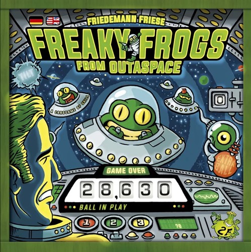 2!RGG655 Freaky Frogs From Outaspace Card Game published by Rio Grande Games