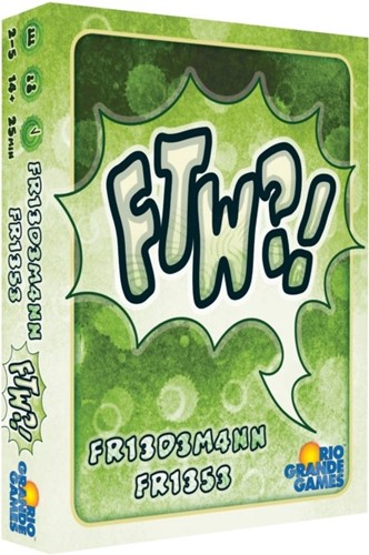 2!RGG656 FTW?! Card Game published by Rio Grande Games