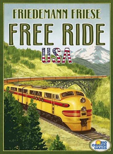 RGG672 Free Ride Board Game: USA published by Rio Grande Games