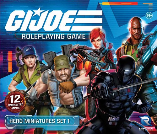 RGS02412 G I Joe RPG: Hero Miniatures Set 1 published by Renegade Game Studios